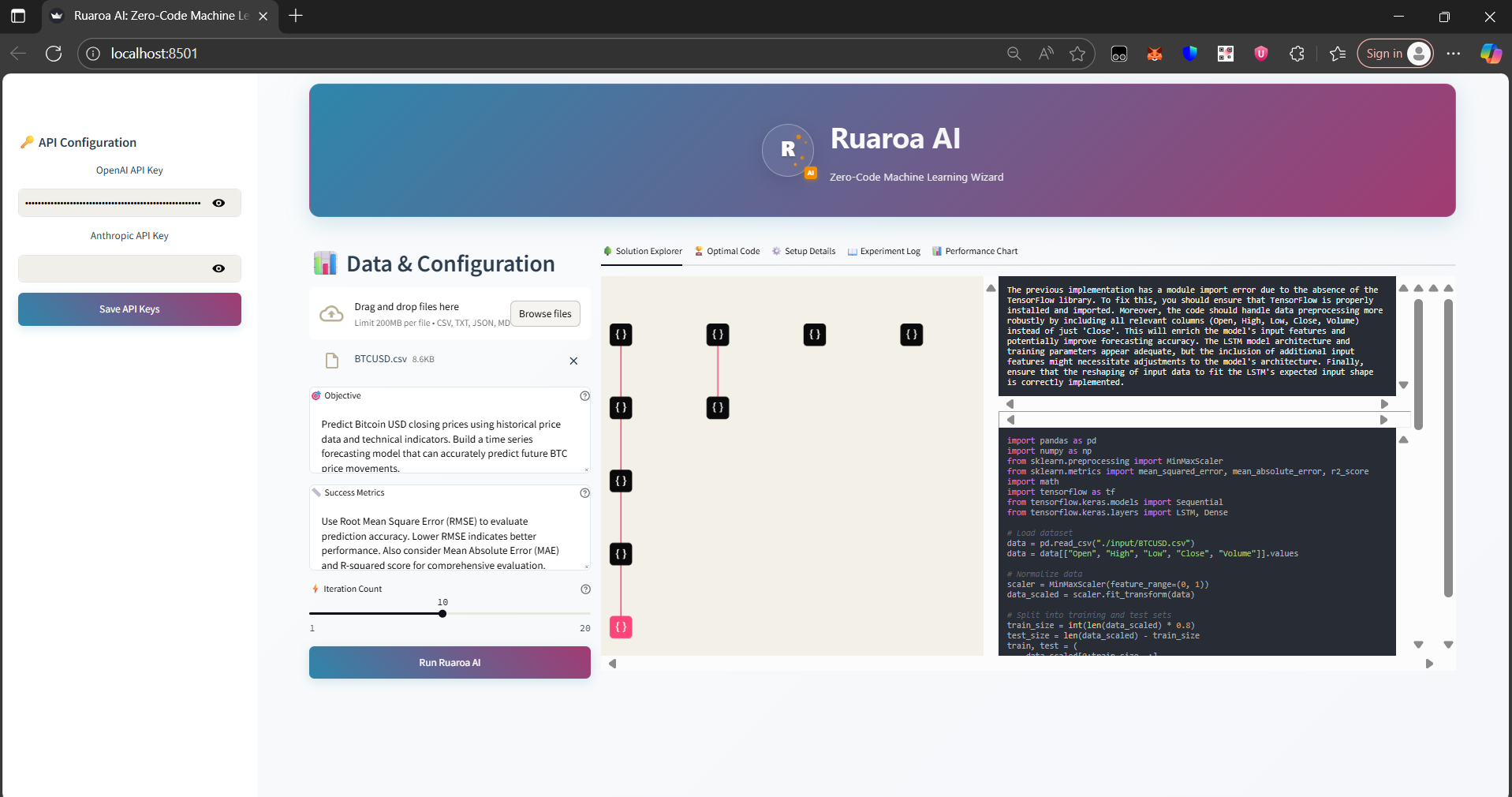 Ruaroa AI Interface